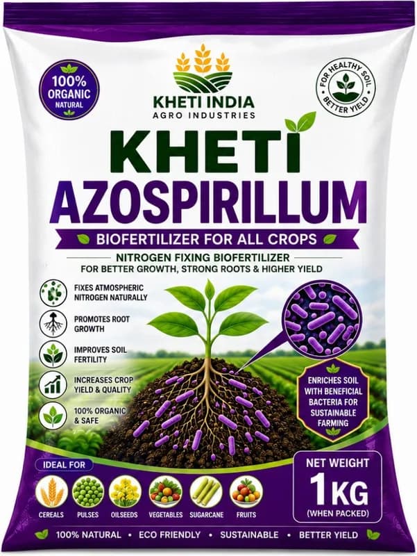 Kheti Azospirillum — Azospirillum Nitrogen Fixing Biofertilizer