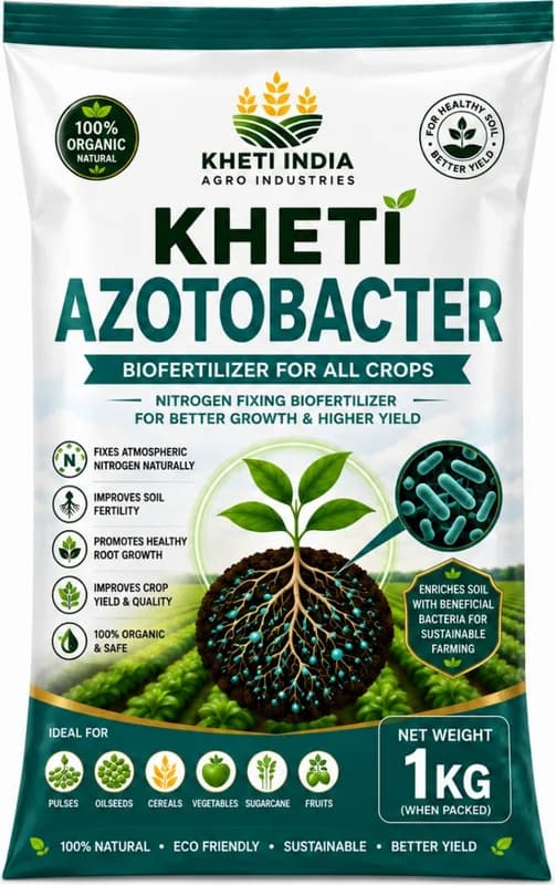 Kheti Azotobacter — Azotobacter Nitrogen Fixing Biofertilizer