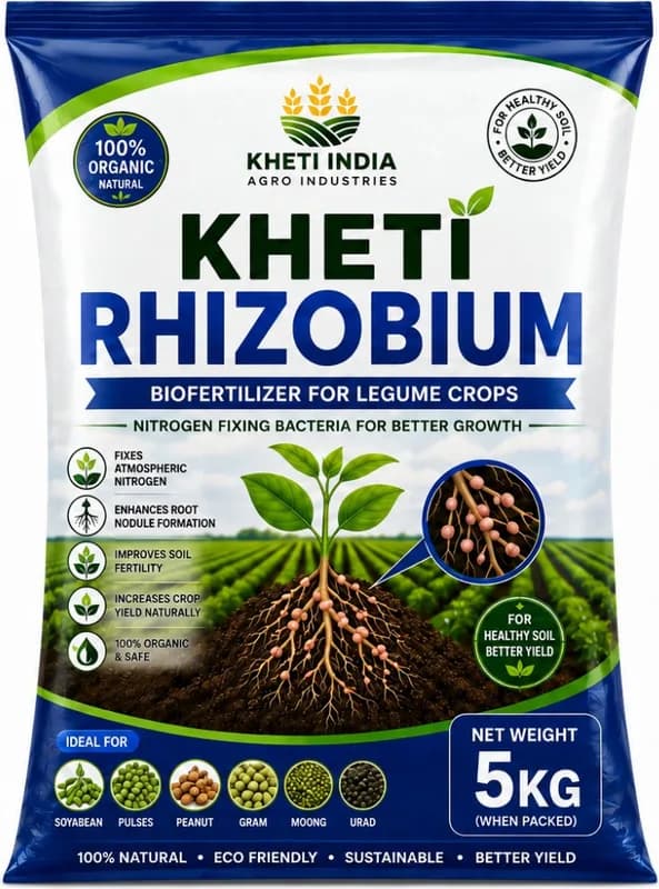 Kheti Rhizobium — Rhizobium Biofertilizer for Legume Crops