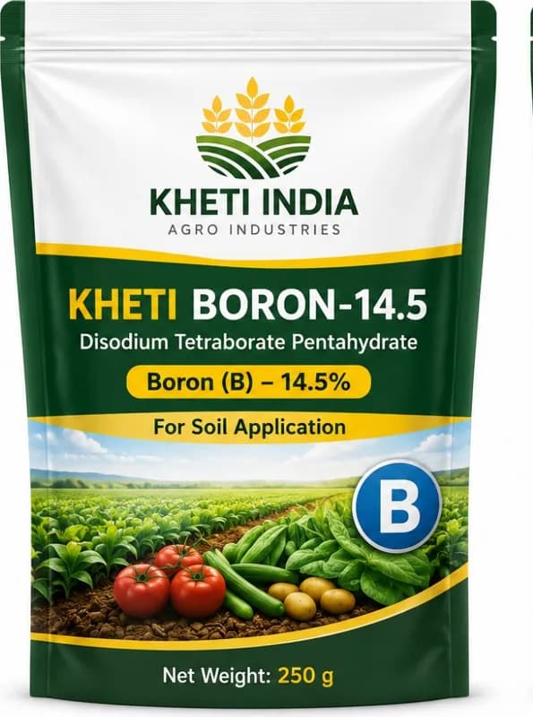 Kheti Boron-14.5 — Disodium Tetraborate Pentahydrate - Boron (B) 14.5%