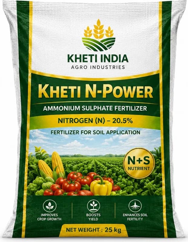Kheti N-Power — Ammonium Sulphate Fertilizer - Nitrogen (N) 20.5%
