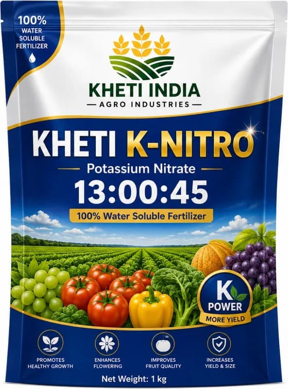 Kheti K-Nitro 13:00:45 — Potassium Nitrate 13:00:45 - 100% Water Soluble Fertilizer