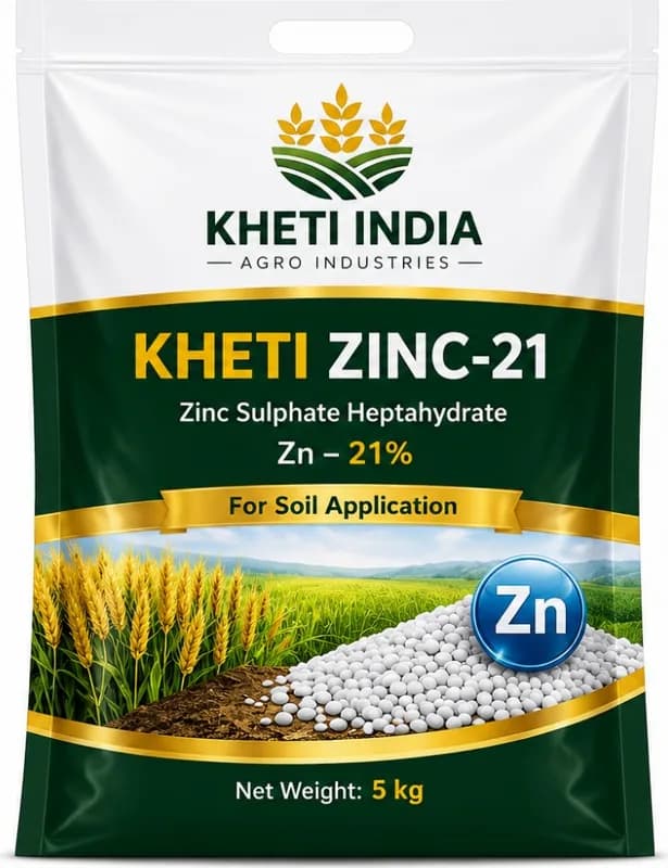 Kheti Zinc-21 — Zinc Sulphate Heptahydrate - Zn 21%