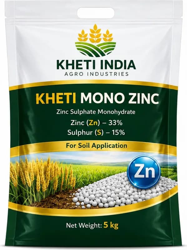 Kheti Mono Zinc — Zinc Sulphate Monohydrate - Zn 33%, S 15%
